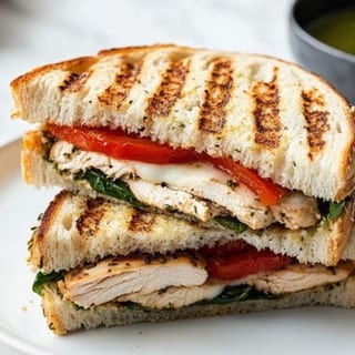 Grilled Chicken and Bacon Panini