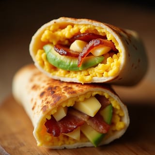Bacon Breakfast Burrito