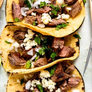 Carne asada taco