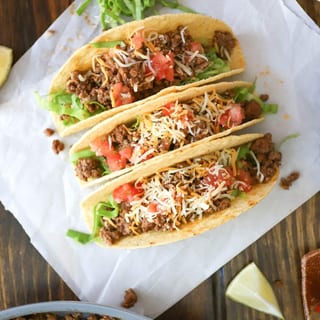 Ground beef taco