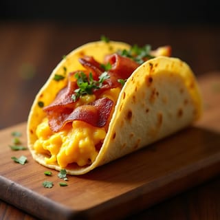 Bacon Breakfast Taco
