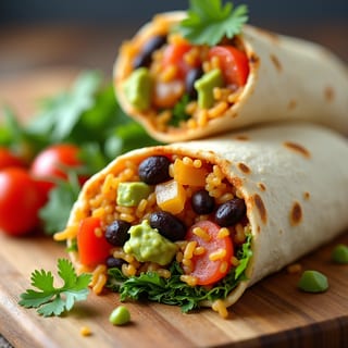Mixed Vegetable Burrito